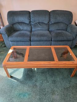 Couch and coffee table