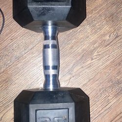 35 Pound Dumbbell And 45 Pound Dumbbell 