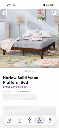 100$ queen wooden bed frame