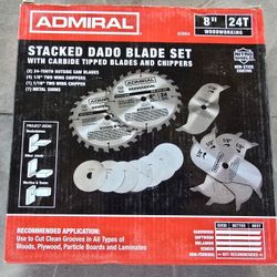 8" Dado Blade Set