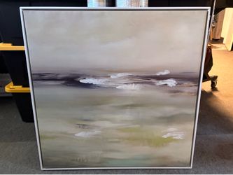 Large art framed canvas-abstract