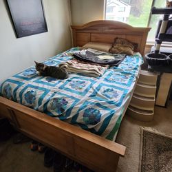 Free Bed, Table, Chairs, Dresser