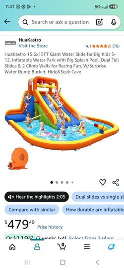 Giant Water Slide
