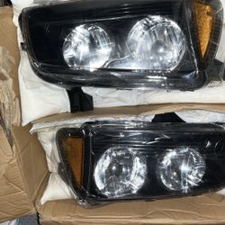 Dodge Charger 2006-2010 Headlights (Matte Black) 