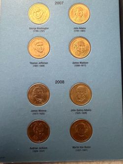 Presidential dollar coin