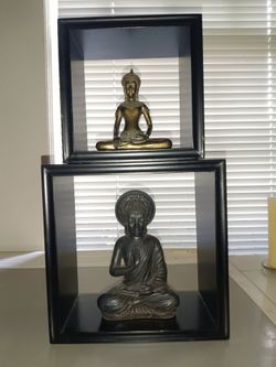 Two Buddha Statues.