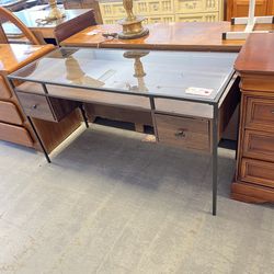 Glass Top Modern Desk (in Store) 