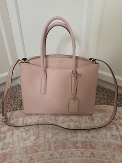 Kate Spade Large Satchel Light Pink with Cross-Body Strap and Dust Bag