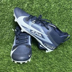 Mens Nike Alpha Menace 4 Elite TB Football Cleats Navy Blue FZ7701-400 Size 11