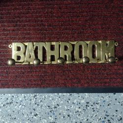 Mounting Hook Rack For Bathroom, 13 Inches Long