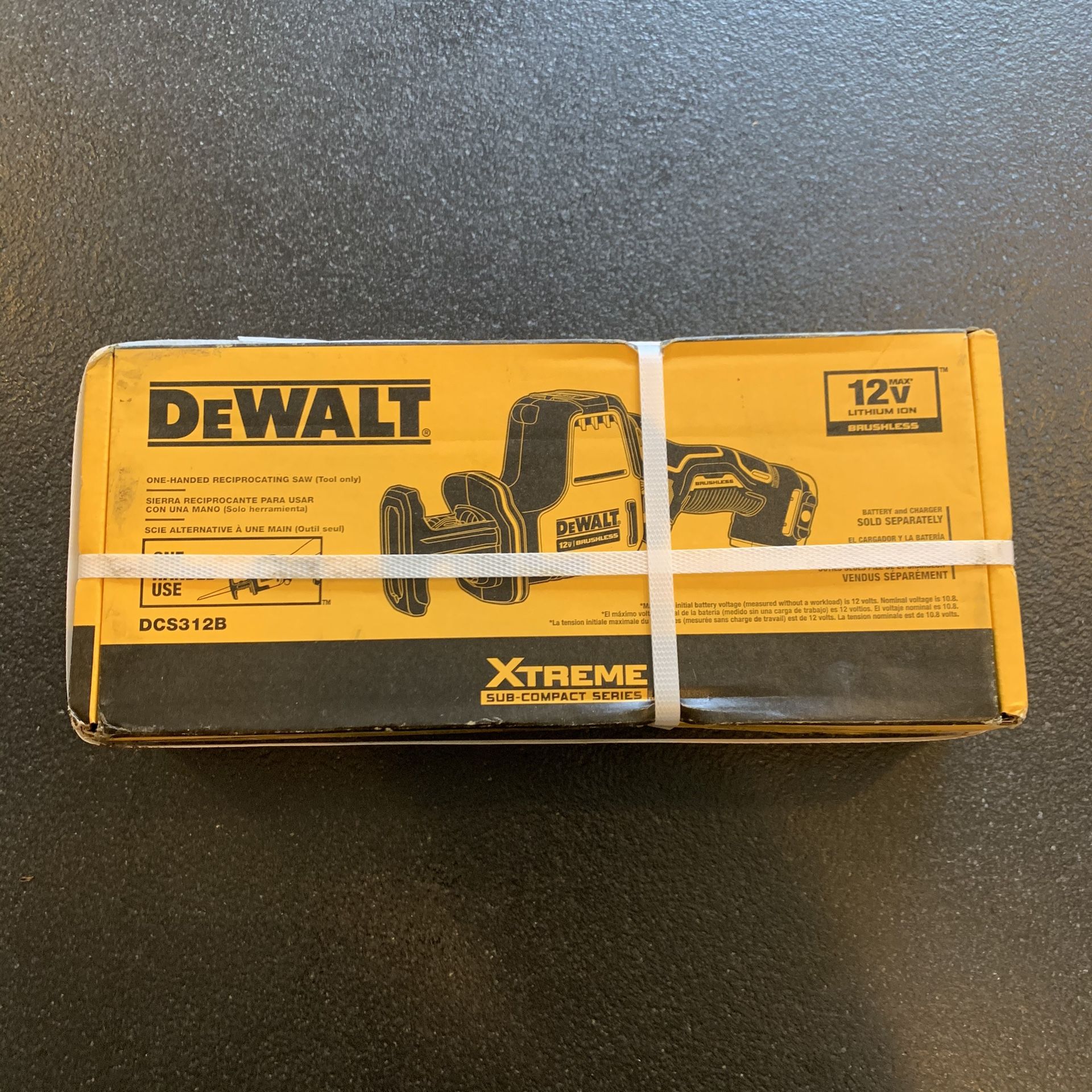 DEWALT DCS312B XTREME 12V MAX Brushless One-Handed Cordless Reciprocating Saw (Tool Only)