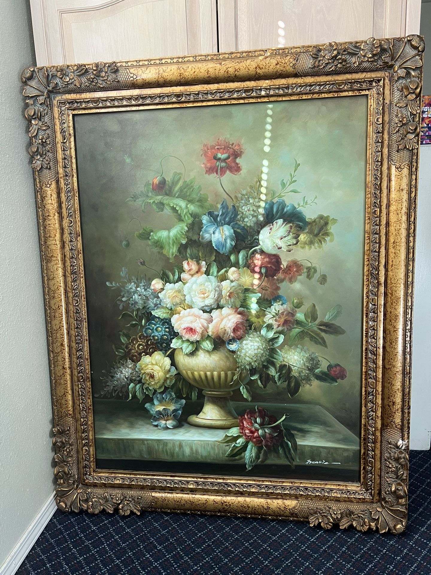 Still Life Picture X Large Picture It’s Light Not Heavy Beautiful Excellent condition