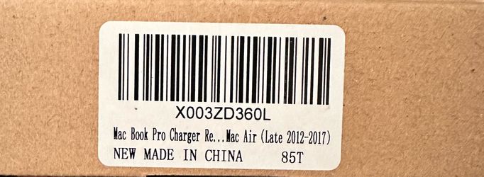 85 w Mac book pro charger