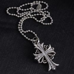 C.hrome H.earts Necklace