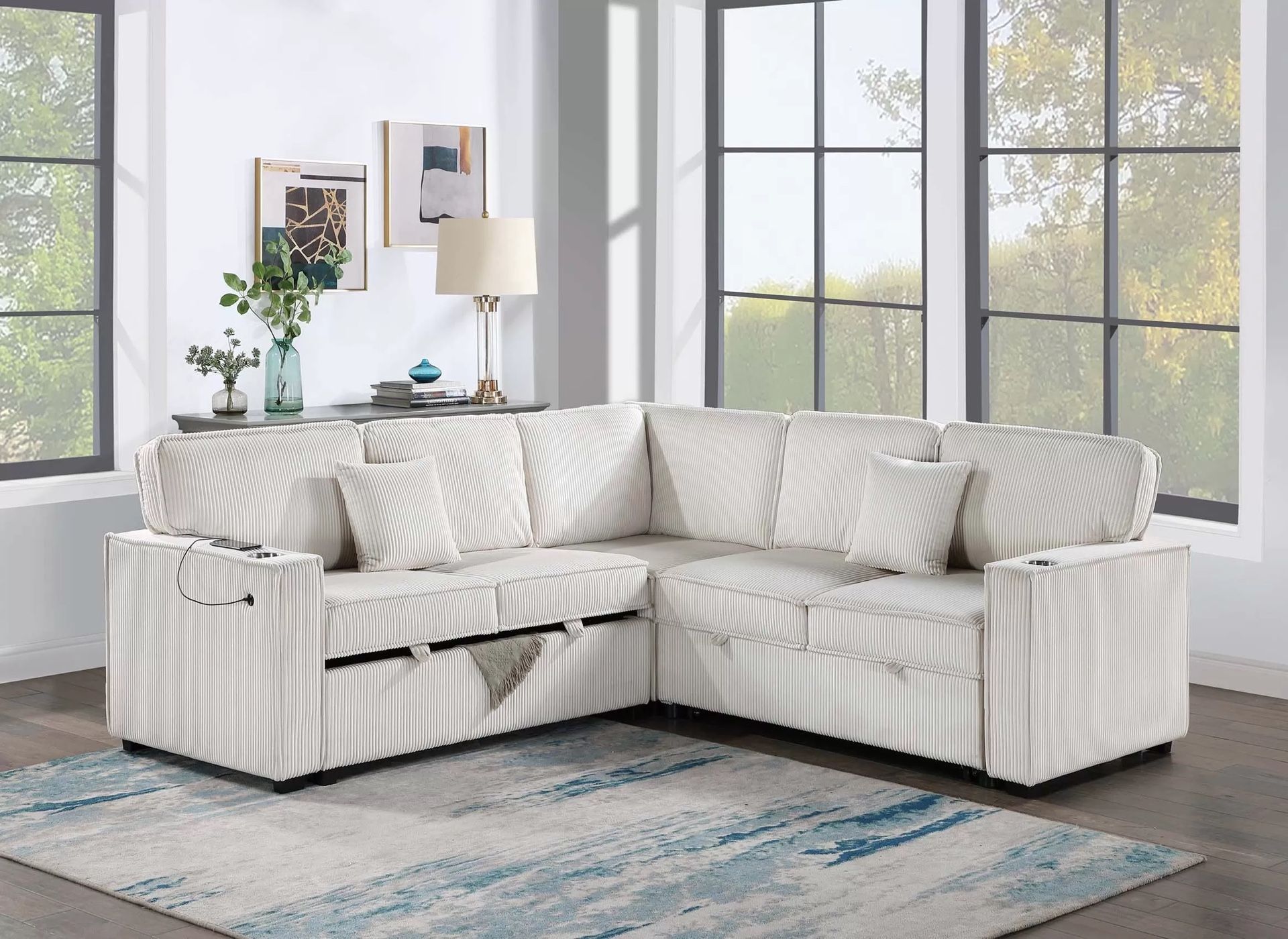 Convertible Sectional With Storage