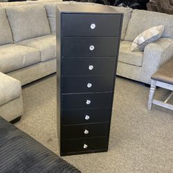 New black small chest metal glides full extension great for more space for more clothes