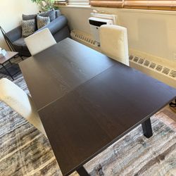 Dining Table - Mint Condition With Three Chairs 