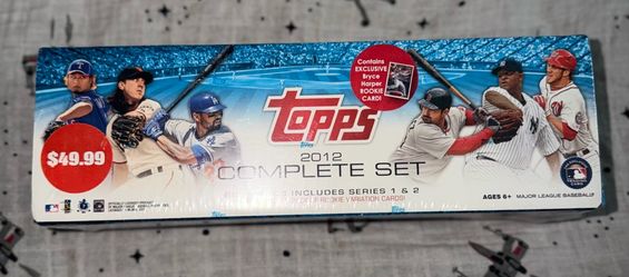 2012 Topps MLB Baseball Factory Sealed Complete Set - Bryce Harper Rookie Year