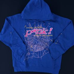Blue Pink Spider Hoodie