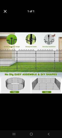 No Dig Decorative Garden Fence Panels
