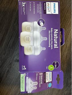Philips Avent bottles and nipples