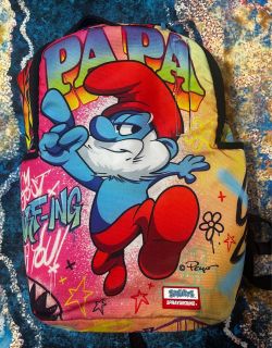Papa Smurf Sprayground Bookbag
