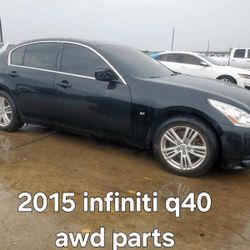 2015 Infiniti Q40 Awd Parts