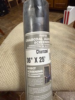 25 foot of 36” wide aluminum screen wire