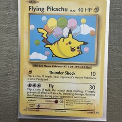 Flying Pikachu #110 Pokemon Evolutions  