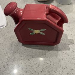 Coors Rosebud Refrigerator Water Pitcher With Stopper!