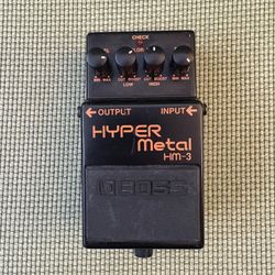 Boss HM-3 Hyper Metal distortion pedal 