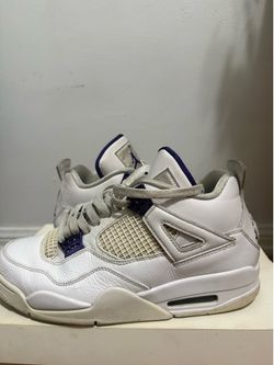 Jordan 4 purple metallic