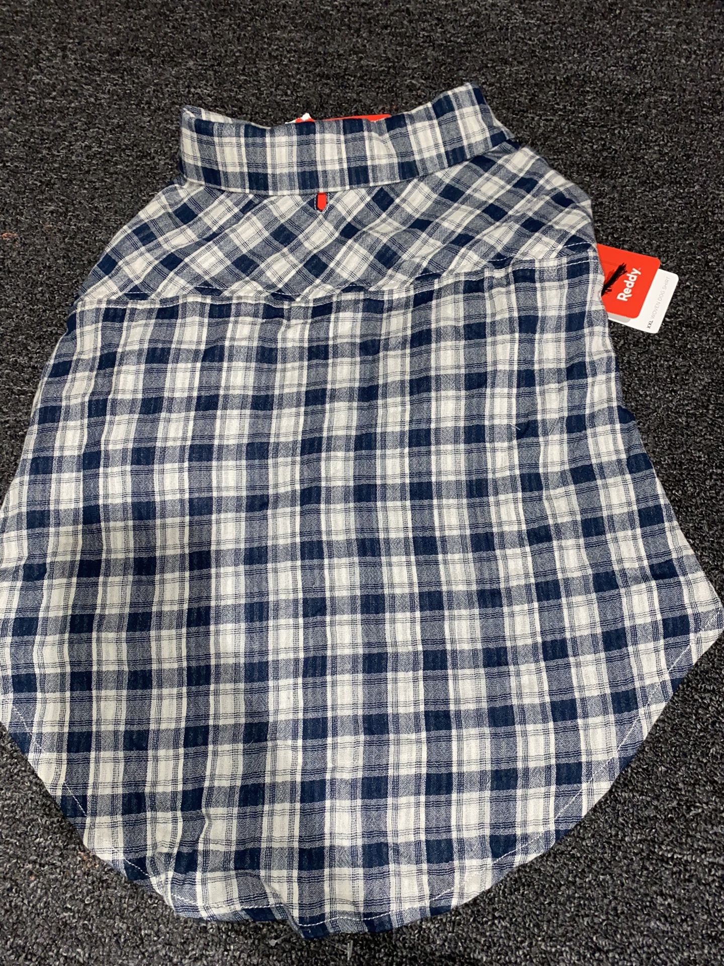 Reddy XXL Dog Plaid Button Down Shirt