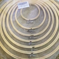 Embroidery / Cross Stitch Hoops (7 Pieces Set)