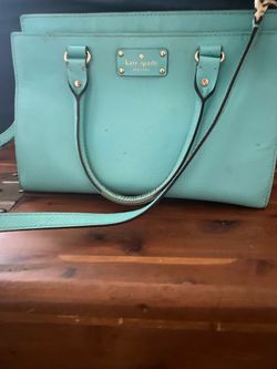 Teal Kate Spade purse