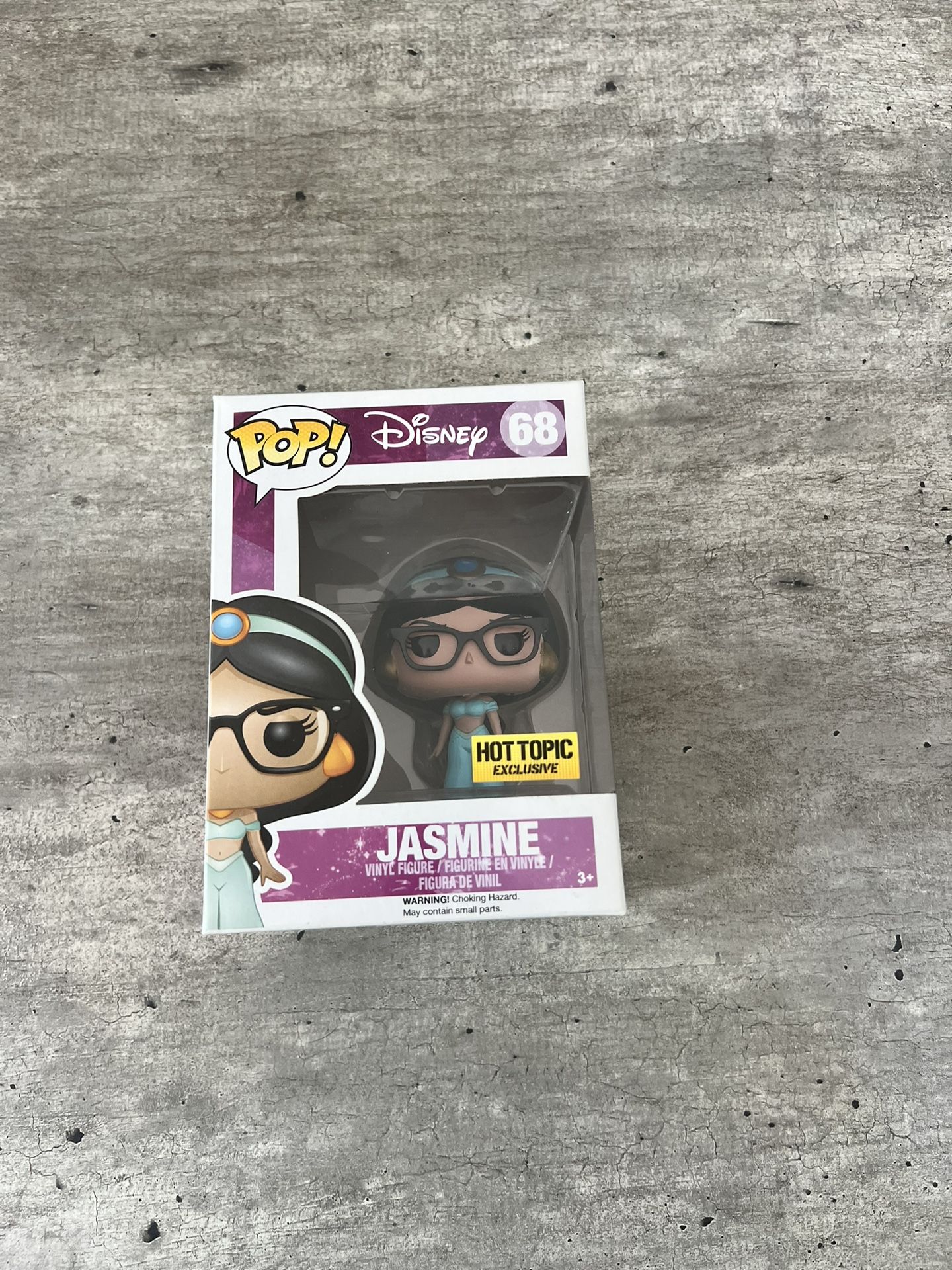 Funko pop Disney 68 Jasmine hot topic exclusive