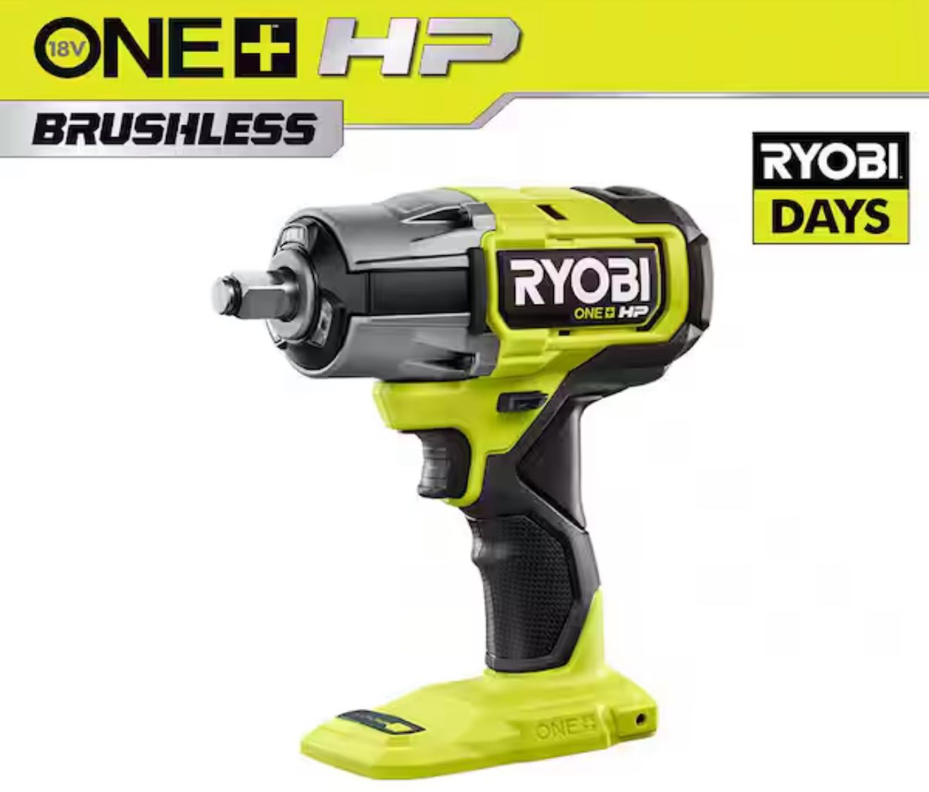 ONE+ HP 18V Brushless Cordless 4-Mode 1/2 in. Impact Wrench (Tool Only)