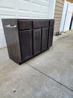 Maple vanity base cabinet