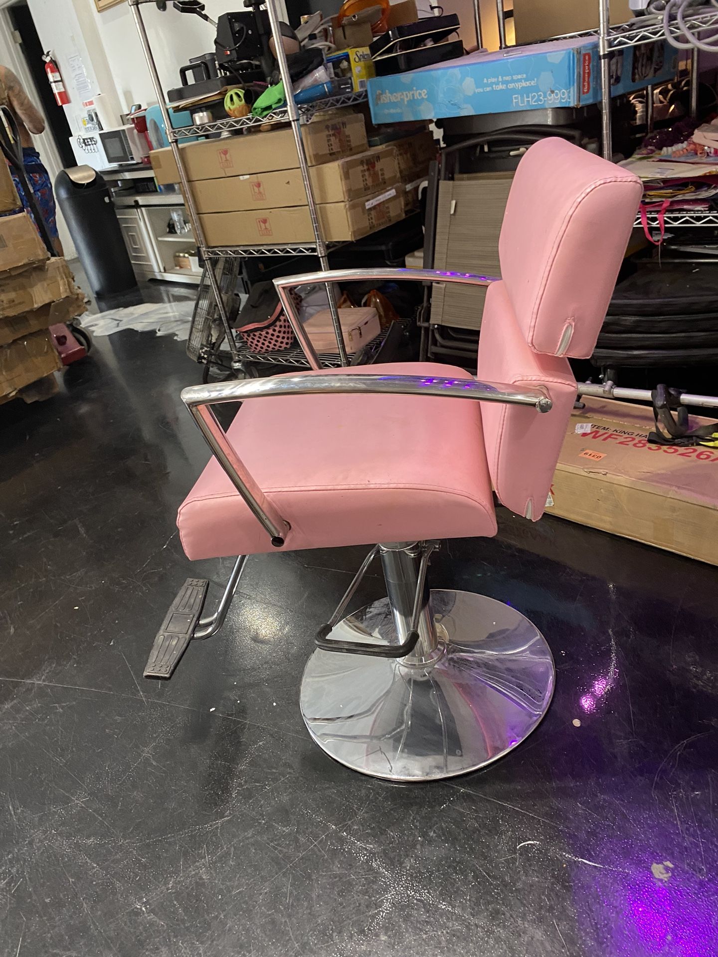 Pink Salon Chair