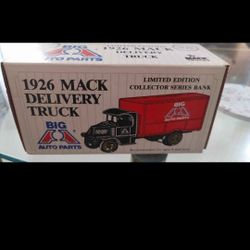 1926 Mack Delivery Truck Collectors BANK. 1:38 scale