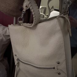 Pebbled leather purse