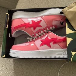 Bape Sta Low Pink Size 10 $300