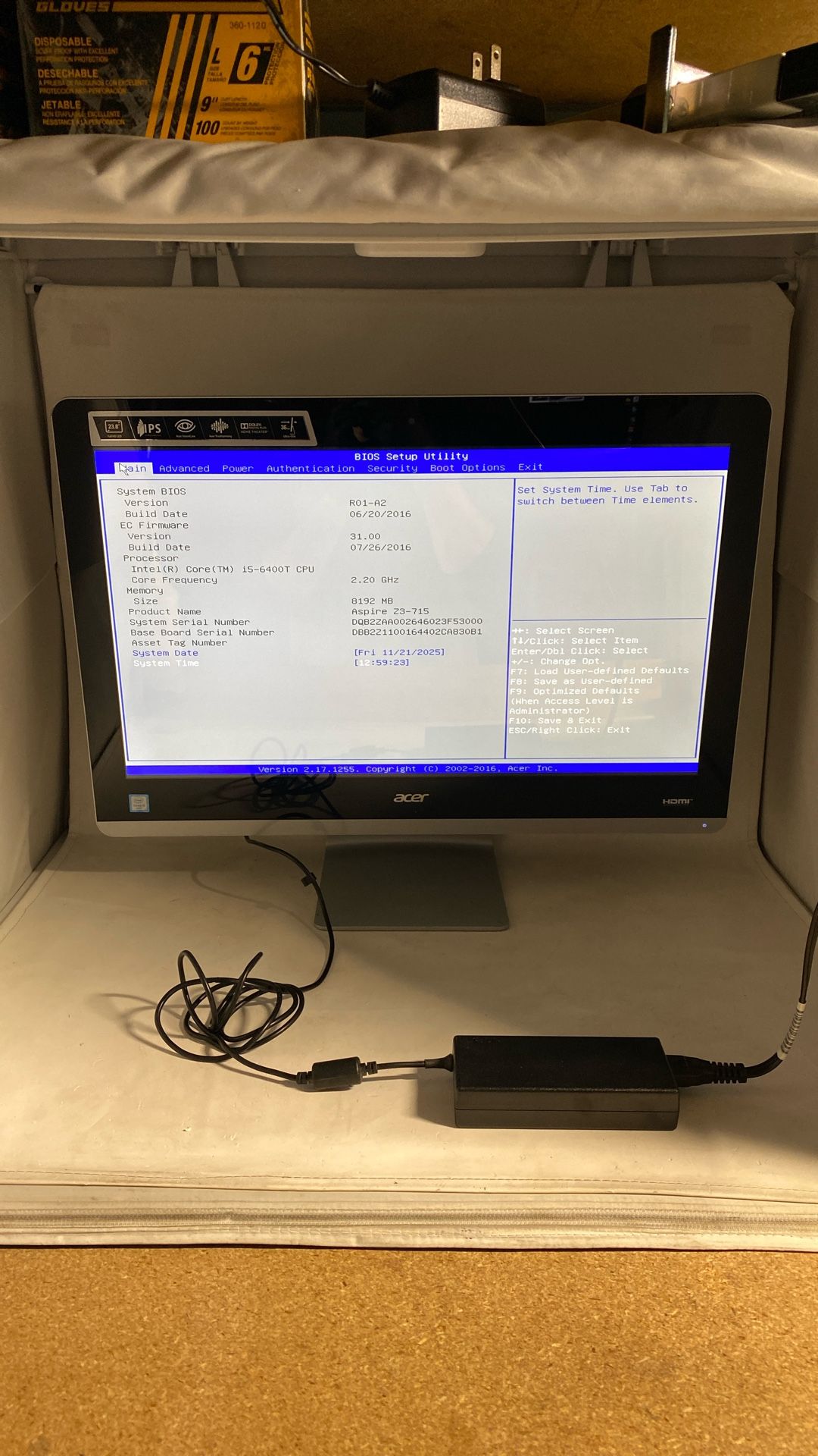 Acer All-In-One Aspire Z3-715 24” Touchscreen Personal Computer 