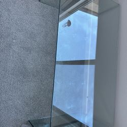 Glass coffee table