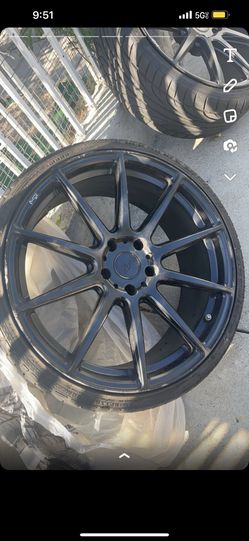 Black Wheel And Tire