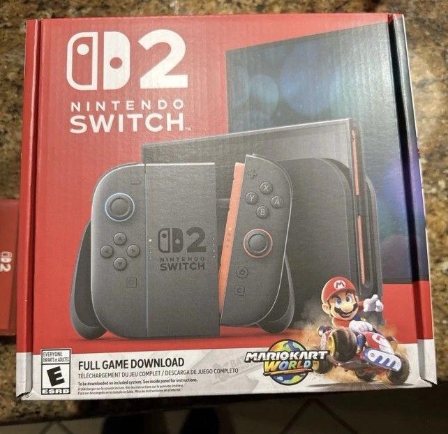 Nintendo Switch 2 Mario Kart Bundle - Brand New