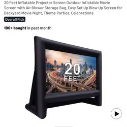 20 Foot Inflatable Outdoor Movie Screen