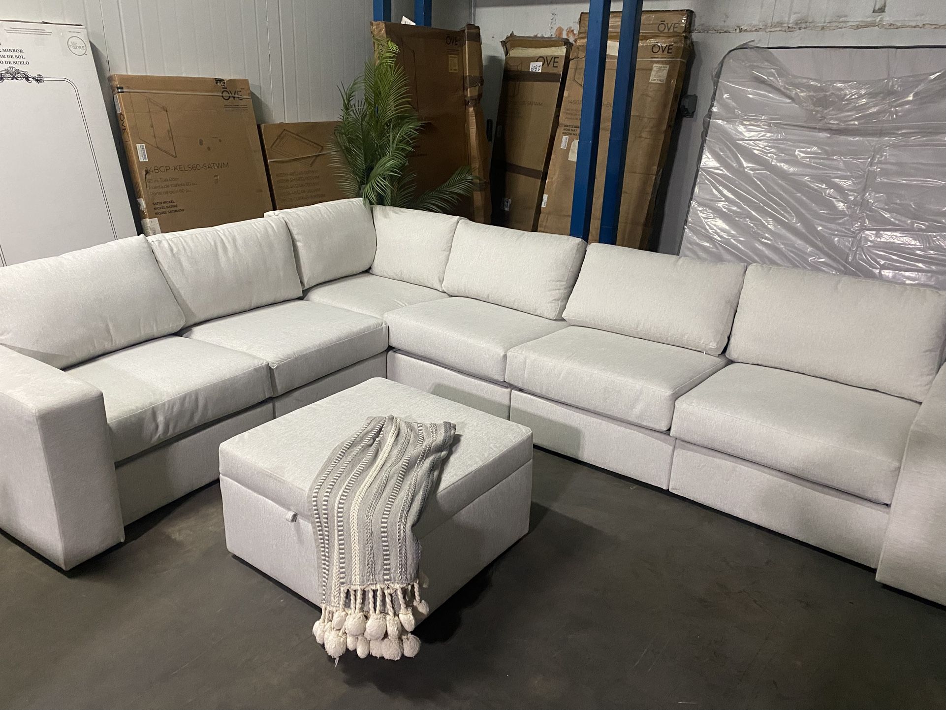 Light Grey Sectional From Costco Orig. Price $4799