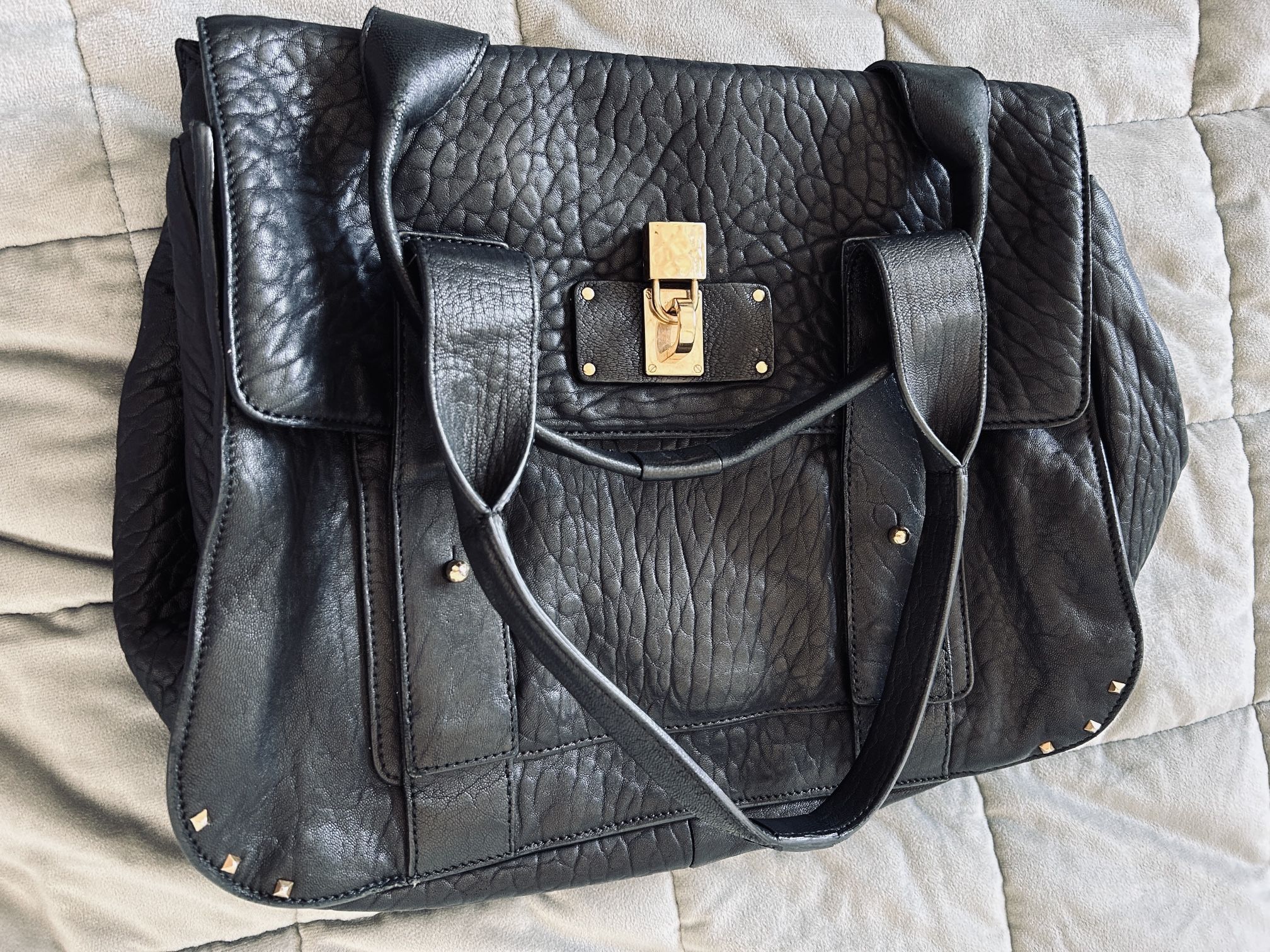 Marc Jacobs Black Stanton Handbag (Authentic)
