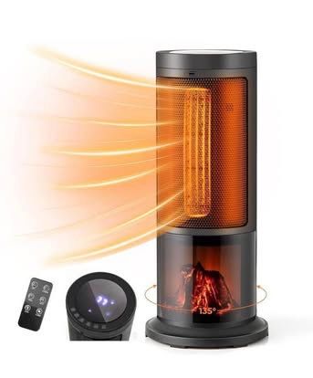 New Space Heater 17" Portable Heater with Thermostat